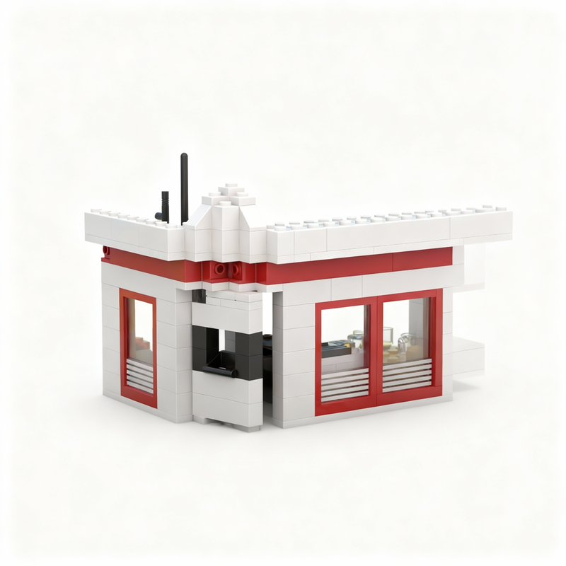 Kids Education Centre - 225pcs MOC Town Classic Community Centre