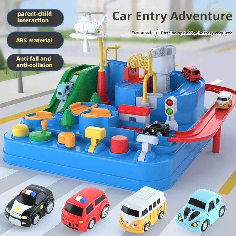 Kids Educational Gadget - Racing Rail Car Model Train Track