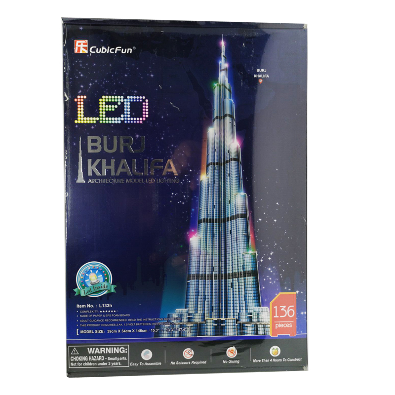 Kids Education Dubai - 3d Puzzles 1.5m Dubai Burj Khalifa