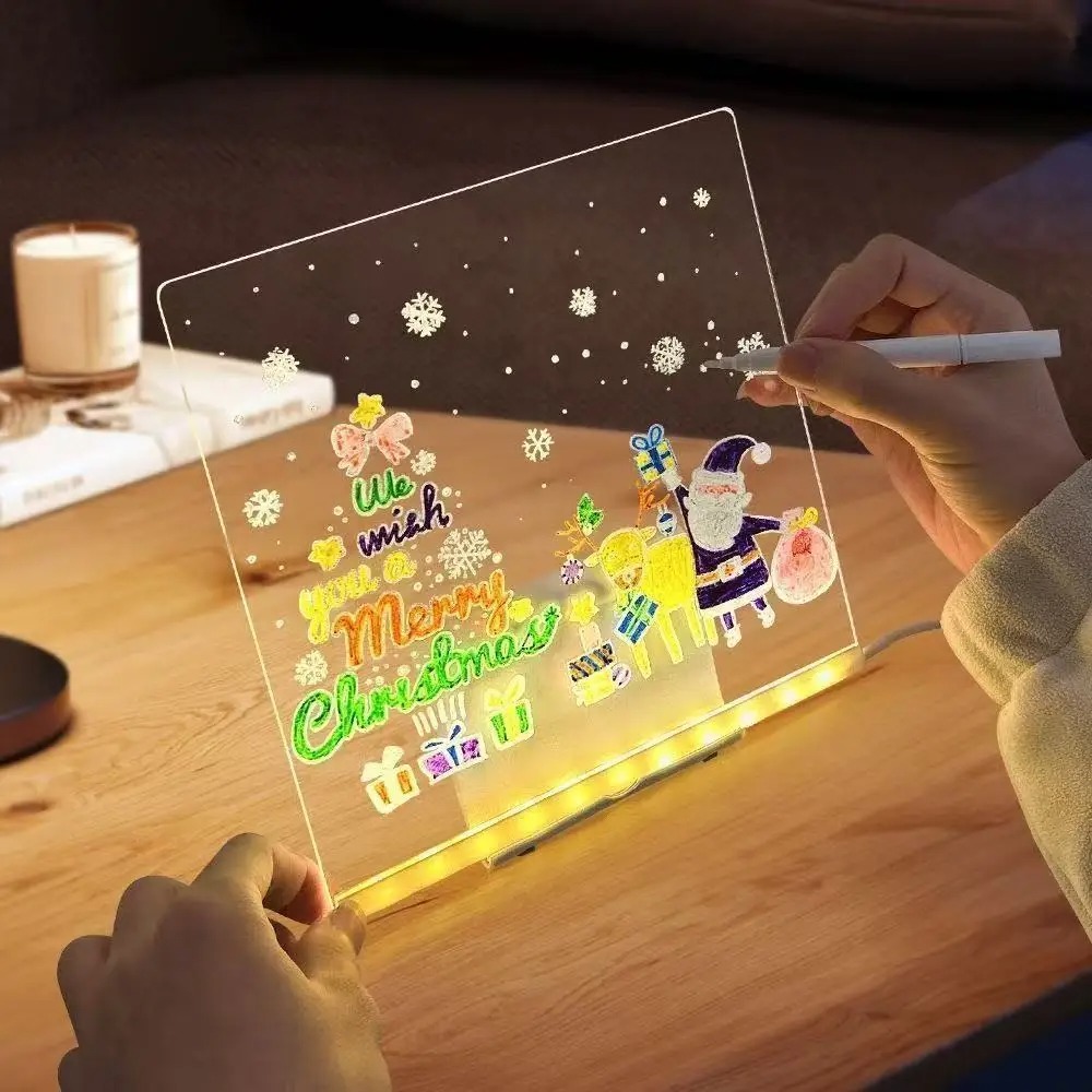 Kids Education Tablets - Magic Glow Kids Drawing Board: Reusable