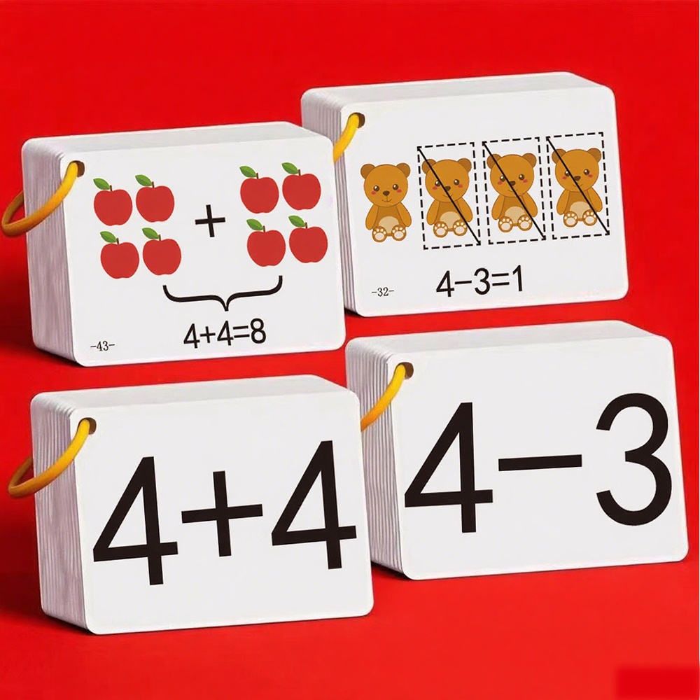 Math Manipulative Set - 132 Cards with Addition and Subtraction