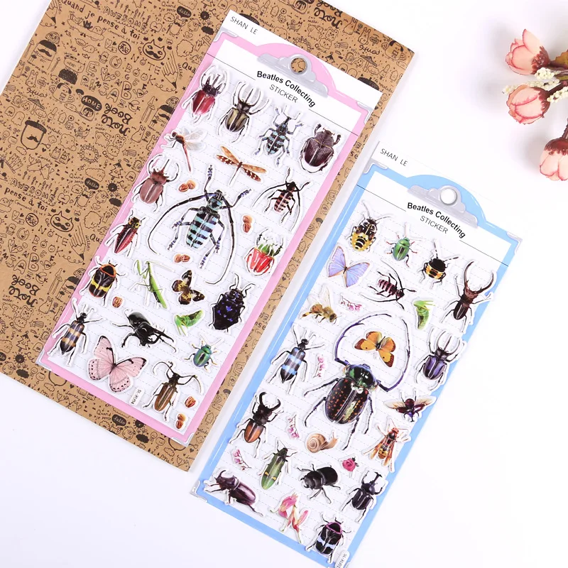Kids Education Tablets - Hot Sale 3D Lifelike Insect Stickers