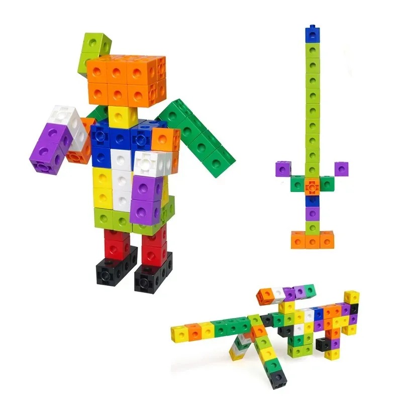 100PCS Set Linking Cubes Math  - Math Manipulative Set ulasan dan harga