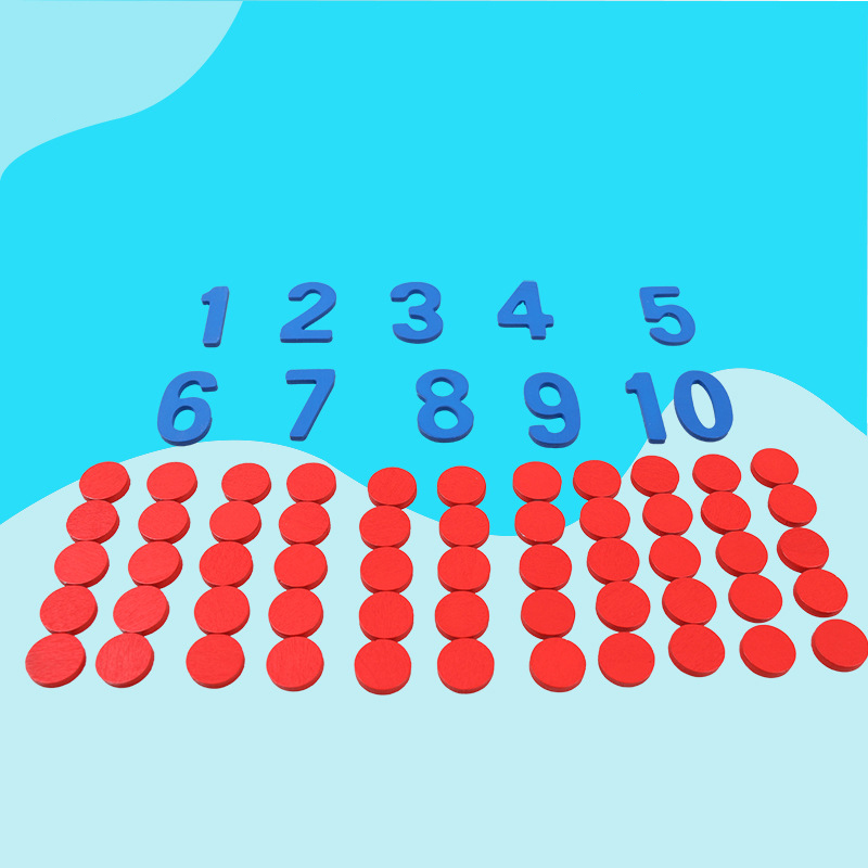 Kids Wooden Montessori Cogniti - Math Manipulative Set ulasan dan harga
