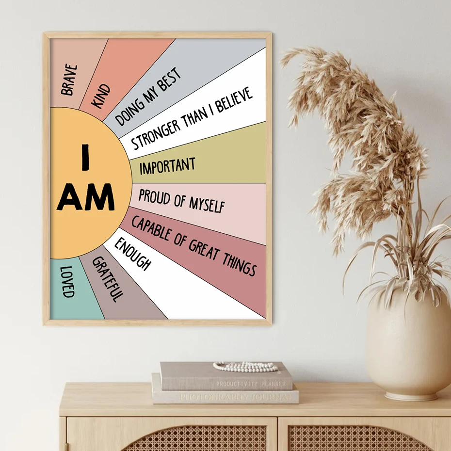 1PCS Educational Sun Colorful  - Kids Education Quote ulasan dan harga