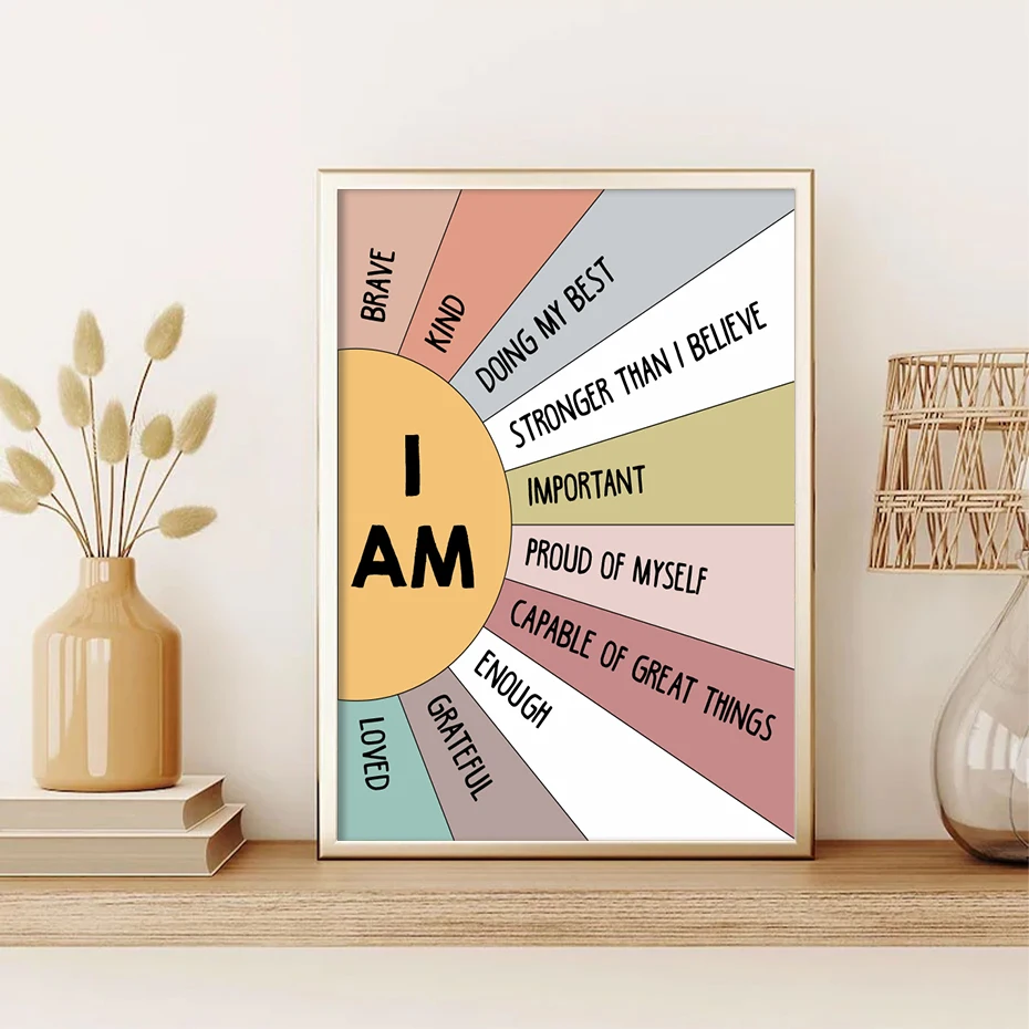 1PCS Educational Sun Colorful  - Kids Education Quote ulasan dan harga