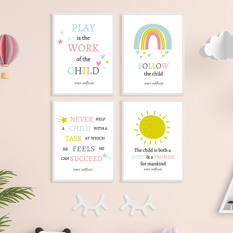 Play is the Work of A Child Qu - Kids Education Quote ulasan dan harga