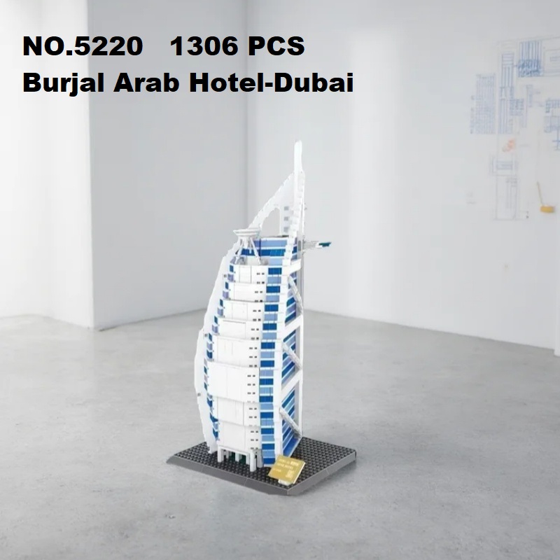 1306pcs Burjal Arab Hotel Duba - Kids Education Dubai ulasan dan harga