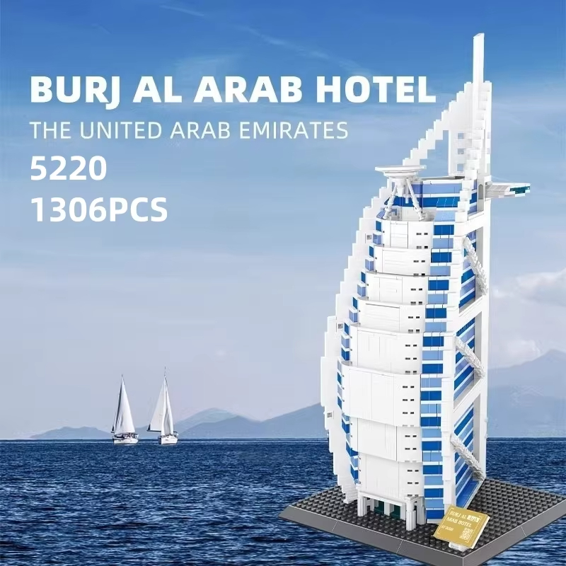 1306pcs Burjal Arab Hotel Duba - Kids Education Dubai ulasan dan harga
