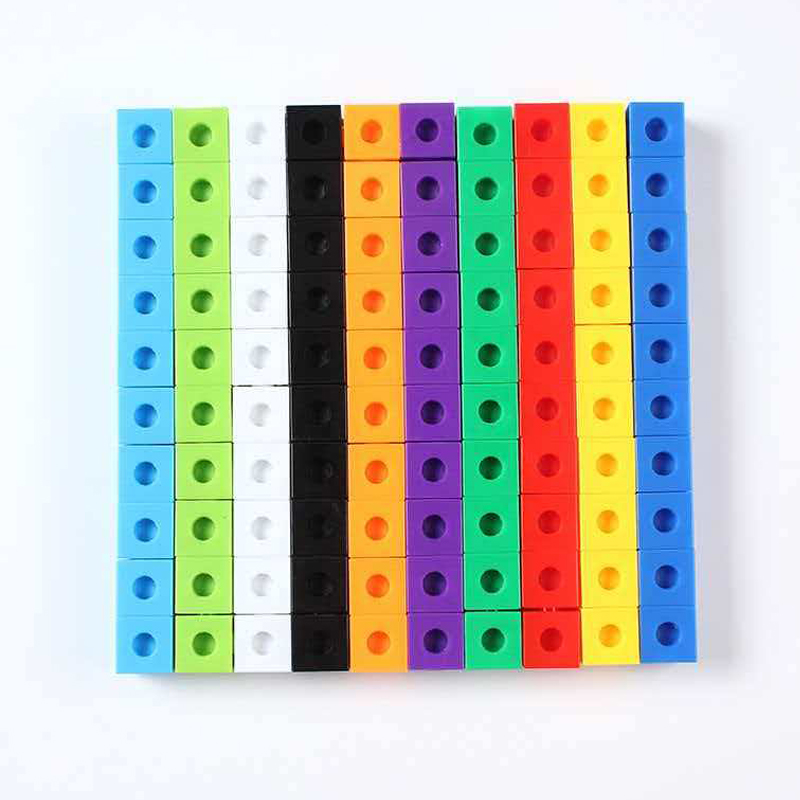 100PCS Set Linking Cubes Math  - Math Manipulative Set ulasan dan harga