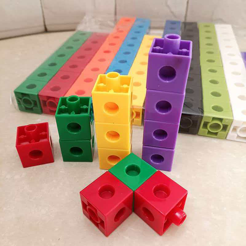100PCS Set Linking Cubes Math  - Math Manipulative Set ulasan dan harga