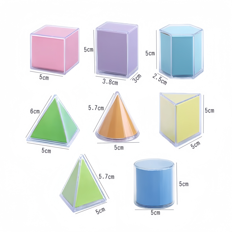8Pcs Montessori Math Transpare - Math Manipulative Set ulasan dan harga