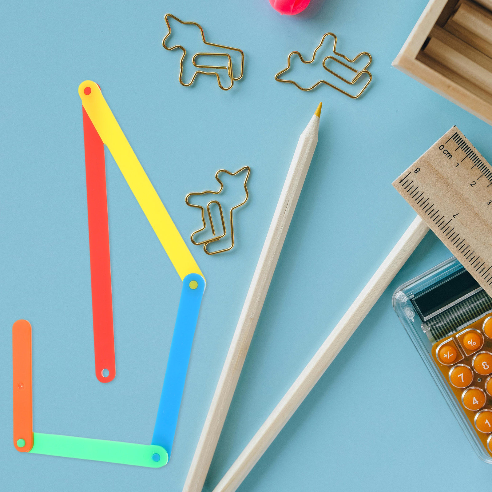 10Pcs Angle Learning Tools Set - Math Manipulative Set ulasan dan harga