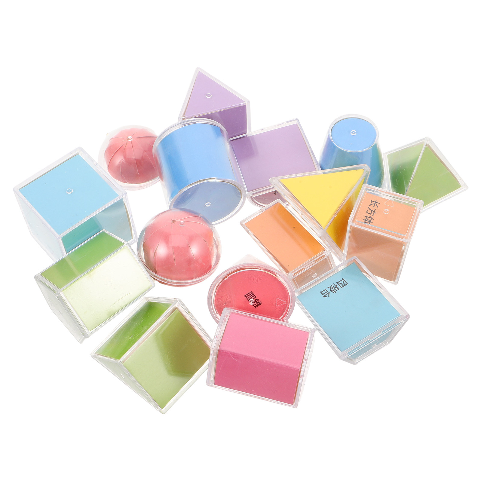 16Pcs Math Teaching Aids Geome - Math Manipulative Set ulasan dan harga