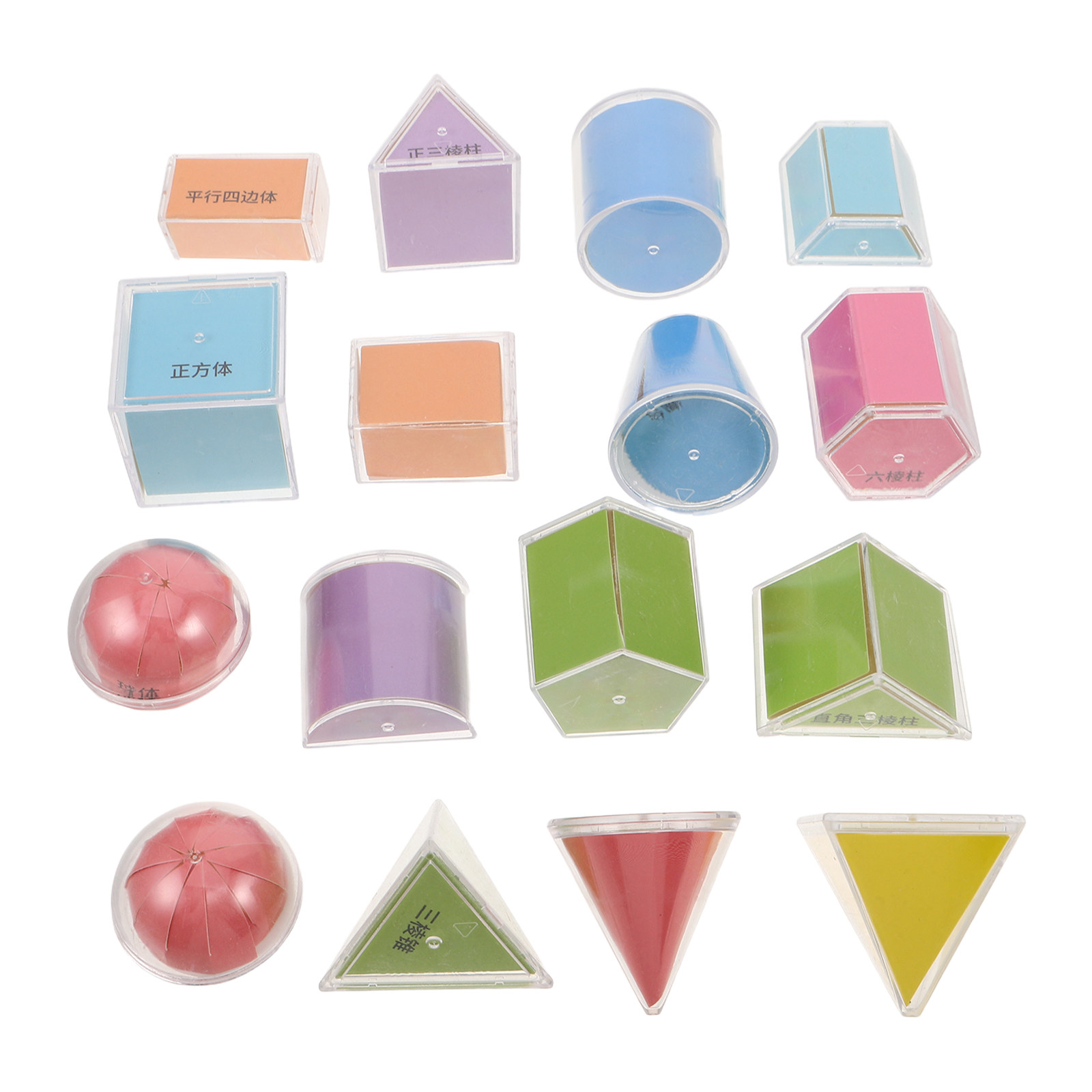 16Pcs Math Teaching Aids Geome - Math Manipulative Set ulasan dan harga