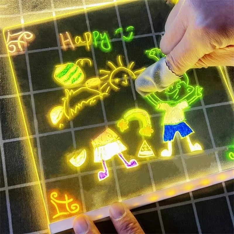 Magic Glow Kids Drawing Board: - Kids Education Tablets ulasan dan harga