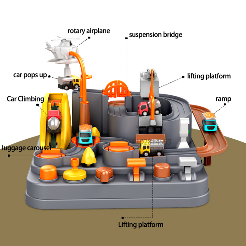 Hot Racing Rail Car Model Trai - Kids Educational Gadget ulasan dan harga
