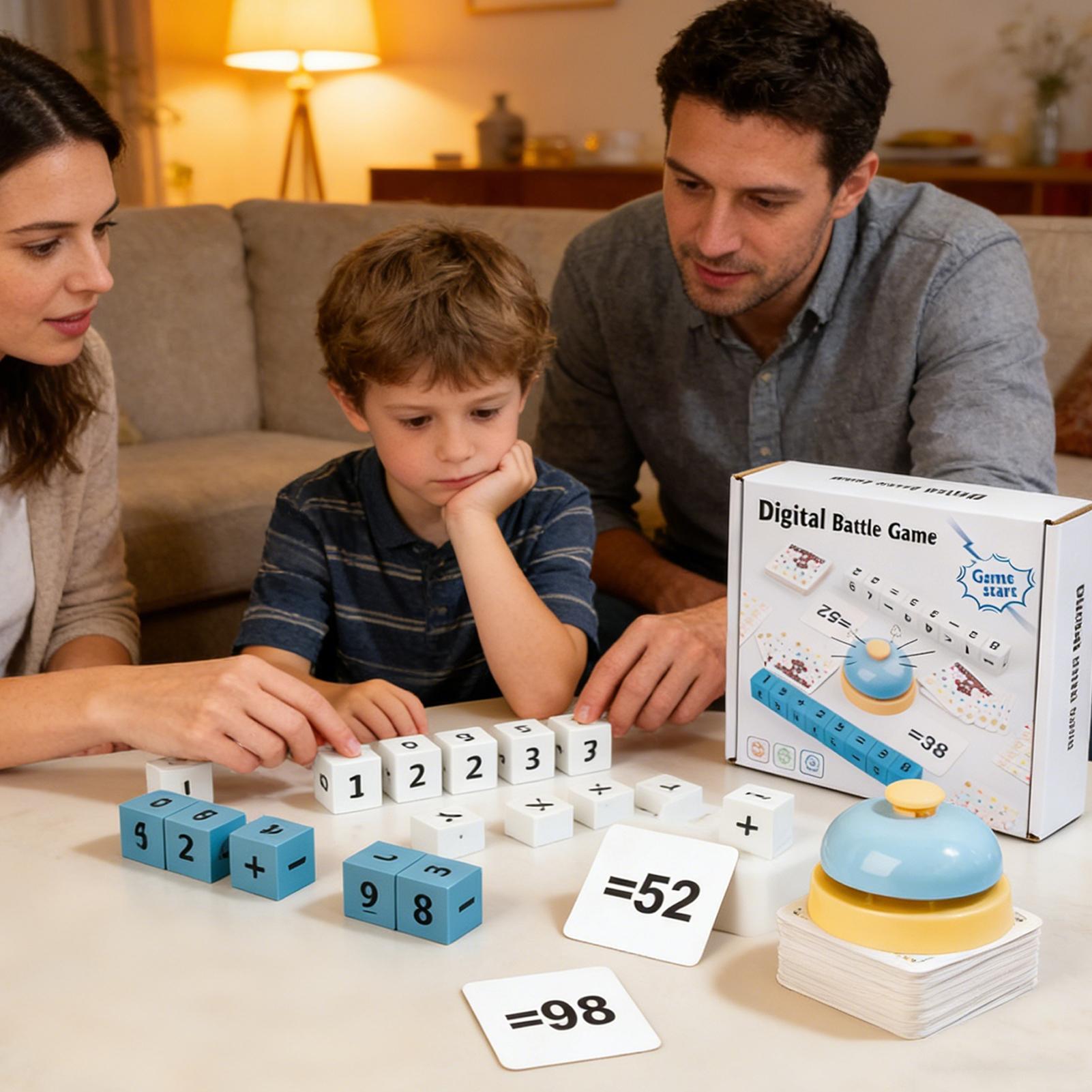 Wooden Numbers Blocks Puzzle M - Math Manipulative Set ulasan dan harga
