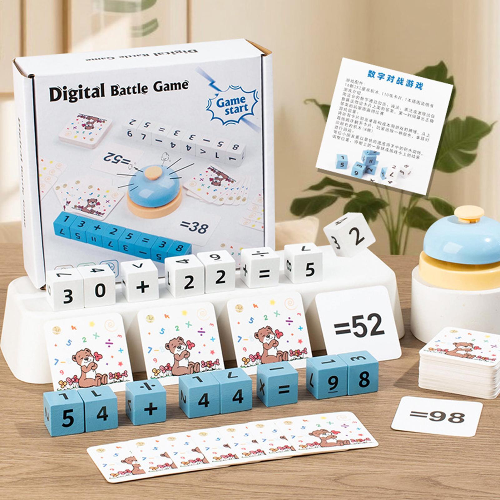 Wooden Numbers Blocks Puzzle M - Math Manipulative Set ulasan dan harga
