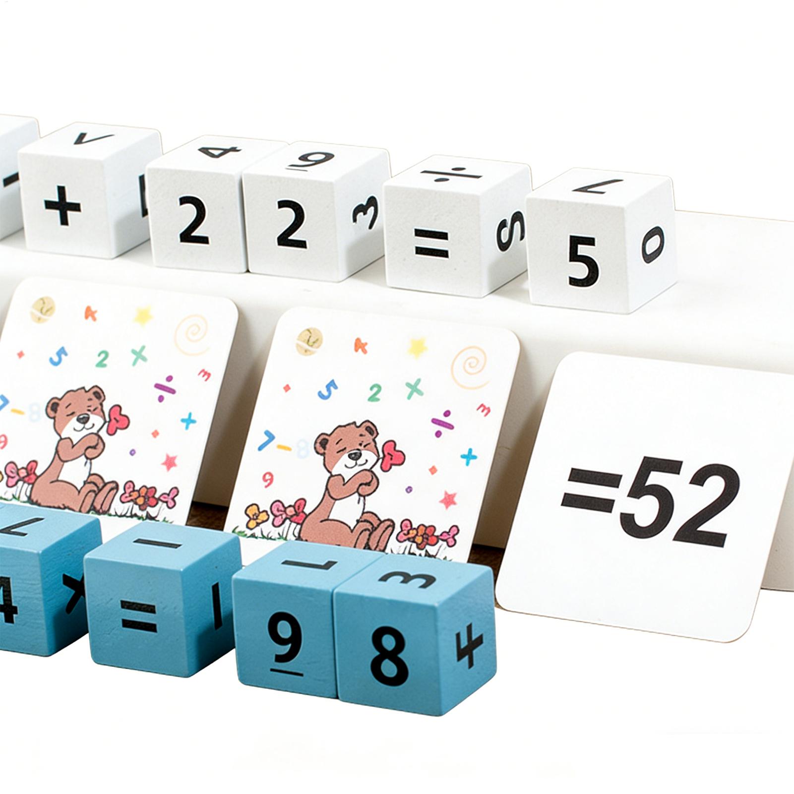 Wooden Numbers Blocks Puzzle M - Math Manipulative Set ulasan dan harga