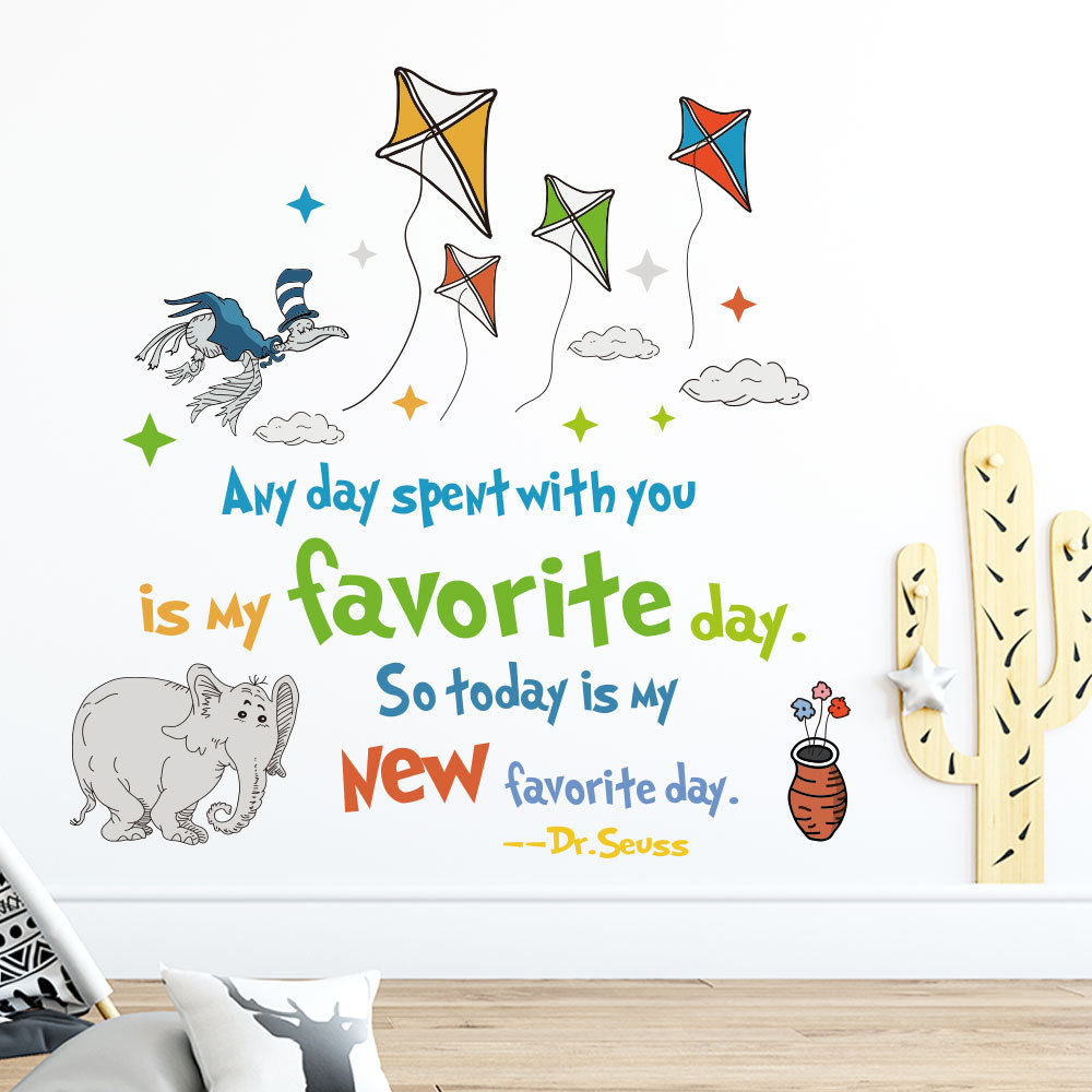 Colorful Dr. Seuss Inspiration - Kids Education Quote ulasan dan harga