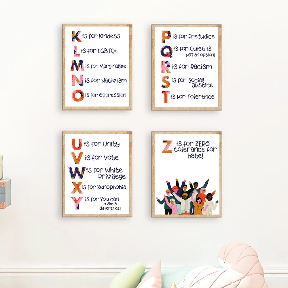 Nursery Alphabet Human Rights  - Kids Education Quote ulasan dan harga